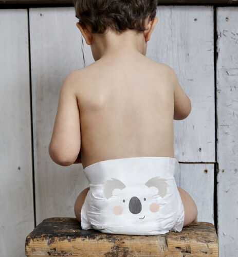 Kit & Kin Kks5nappieskm Couche Jetable Garçon/Fille 5 30 Pièces