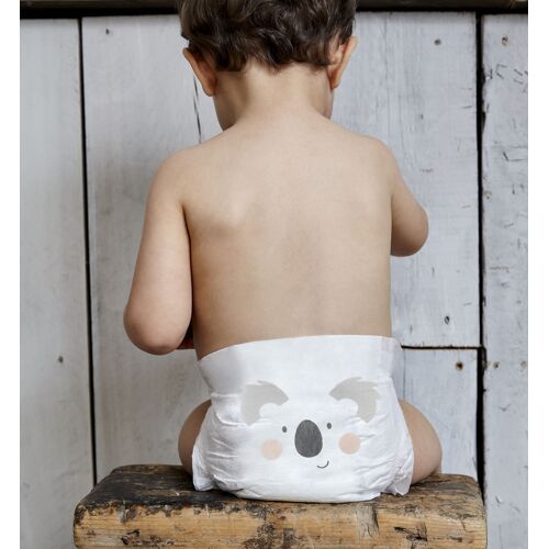 Kit & Kin Kks4nappiesft Couche Jetable Garçon/Fille 4 34 Pièces