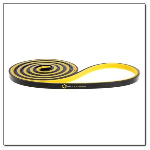 Hms Fitness Gu06 Bande D'exercice Caoutchouc Jaune