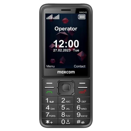 MaxCom Classic MM245 4G 2.8" Noir Téléphone numérique