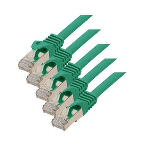 S/CONN maximum connectivity RJ45-RJ45, m-m, 0.5m câble de réseau Vert 0,5 m Cat7 S/FTP (S-STP)