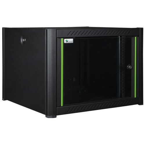 LOGON RWP07U45BL étagère 7U Rack monté sur le mur Noir