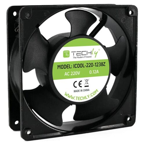 Techly ICOOL-220-1238Z pièce et accessoire pour systèmes de refroidissement d'ordinateurs Module de ventilation