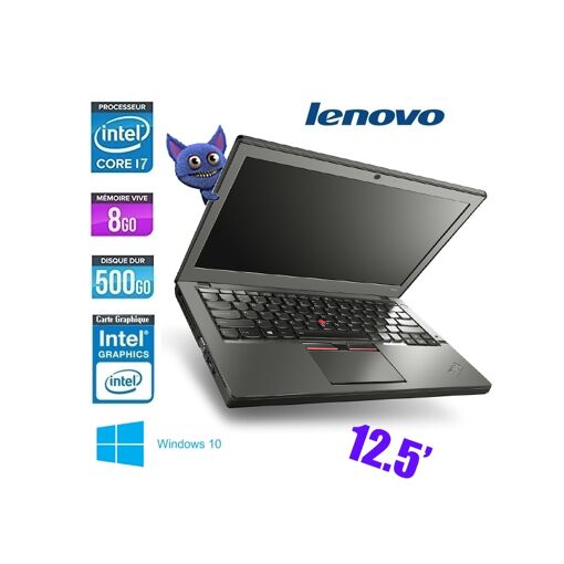 PC Portable Lenovo ThinkPad X270 – I5-6200U – 8Go RAM – 250Go SSD – Windows 10