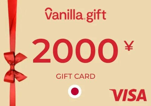 Vanilla Visa Gift Card 2000 JPY Key - JAPAN