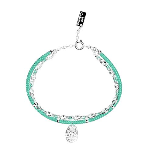 Bracelet Multirang Les Cadettes Perles Turquoise