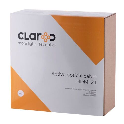 CLAROC CABLE HDMI 2.1 AOC, M/M, 4K@120HZ, 8K@60HZ, 20M, FEN-HDMI-21-20M