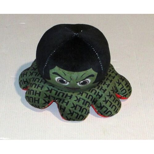 peluche avengers pieuvre hulk et spider man doudou marvel réversible