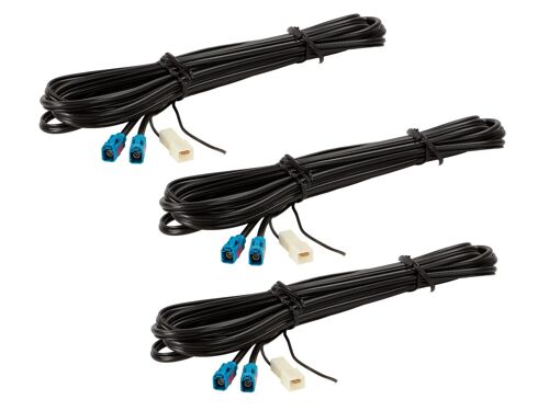 Kit de cable antenne Fakra-f->3xFakra-f- pour WiFi GSM LTE 5G GPS