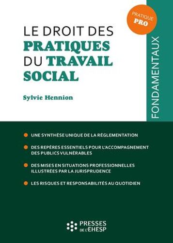 Le Droit Des Pratiques Du Travail Social