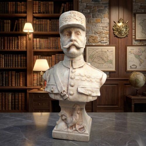 Buste Du Maréchal Foch H- 17 Cm Ww1 Grande Guerre - Verdun - La Marne