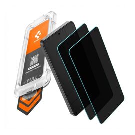 Spigen Protection d'écran en verre trempé GLAStR Privacy Applicator lot de 2 Samsung Galaxy S26 Plus