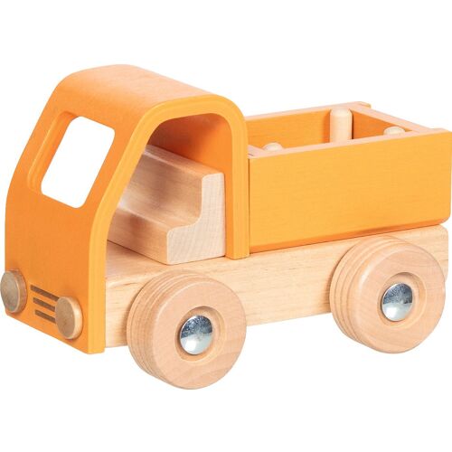 Camion-benne orange