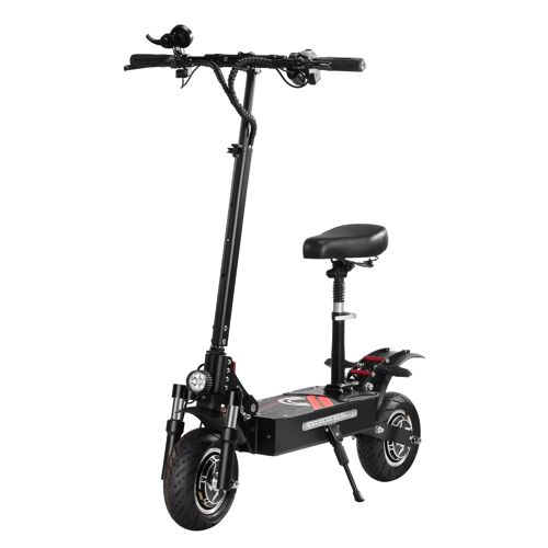 Trottinette ¿¿Lectrique Boyueda Q7 Pro - Double Moteur 3200w, Batterie 52v 19ah, Pneus 10 Pouces, Silencieux, Pliable - Adulte