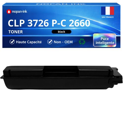 Toner compatible pour TRIUMPH ADLER - UTAX 4472610010 CLP 3726 P-C 2660 Noir 7000 Pages NOPAN-INK