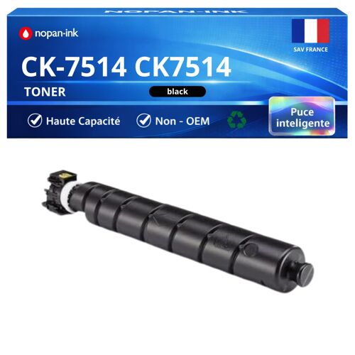 Toner compatible pour Triumph Adler UTAX 1T02NK0UT0 CK7514 CK7515 Noir 35000 Pages NOPAN-INK