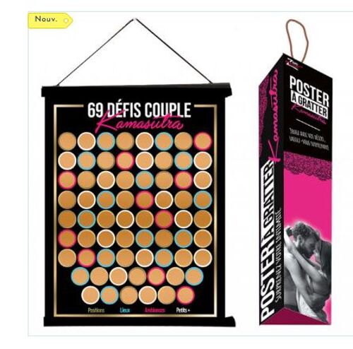 Poster à gratter Kamasutra