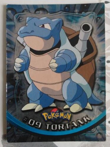 Pokemon Carte Topps N° 09 Tortank Holo ( Foil )