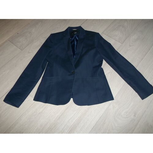 Veste Mango Bleu Marine, Très Habillée Taille 42 Tbe