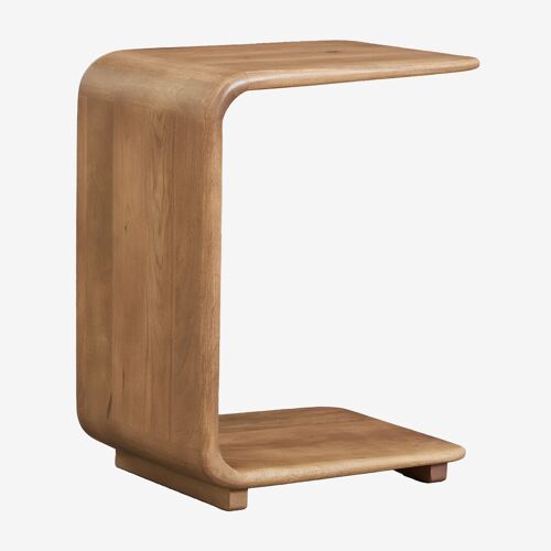 Pack de 2 tables de chevet rectangulaires 40x35 cm en bois Tinsley Bois de Mangue