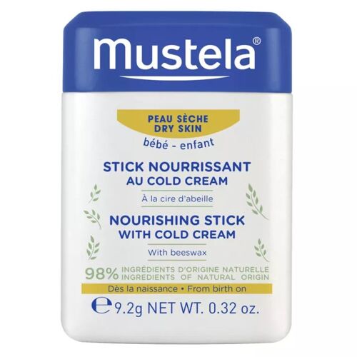 Mustela Bébé-Enfant Peaux Sèches Stick Nourrissant Au Cold Cream 9,2 G