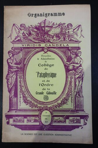 Collège De 'Pataphysique, Organigramme, 10 Clinamen 101 E.P