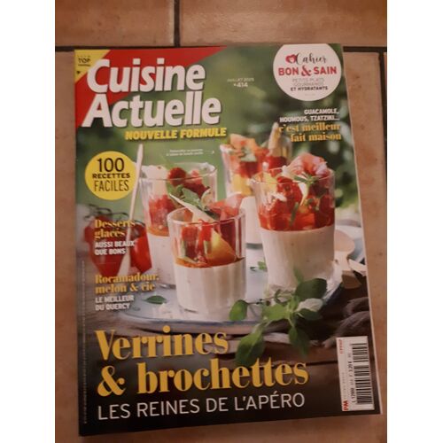 Cuisine Actuelle 414 Verrines Et Brochettes Les Reines De L'Apéro