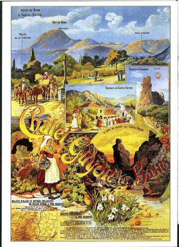 Carte Postale Châtel Guyon Les Bains