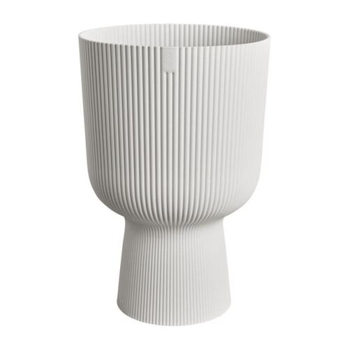 Pot De Plante Elho Vibes Fold Coupe Blanc 30 X 29,5 X 45 Cm 100% Recyclé