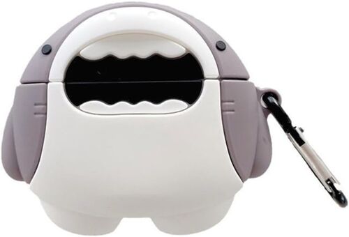 ELVORIX-Coque pour AirPods Pro 3 (version 2025), jolis dessins animés créatifs en forme de cochon rose, planche à poissons, requin, coque en silicone résistant aux chocs pour AirPods Pro 3e génératio