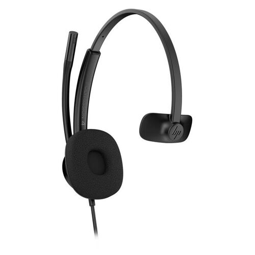 HP Poly Mission 415 - Mission 400 Series - micro-casque - sur-oreille - filaire - Suppresseur de bruit actif - USB-A, USB-C - noir - Works With Chromebook Certified, Certifié pour Microsoft Teams, Certifié Google Meet, certifié Zoom