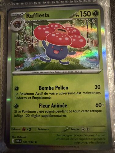 Holo - Pokemon - Flammes Fantasmagoriques - Rafflesia 3/94