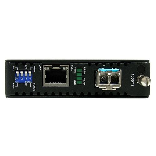 StarTech.com Convertisseur Ethernet Gigabit sur fibre optique multimode LC - 1000 Mb/s - 550m - 1x RJ-45 femelle - 1x LC femelle - Convertisseur de média à fibre optique - 1GbE - 1000Base-LX, 1000Base-SX, 1000Base-T - RJ-45 / LC multi-mode -...