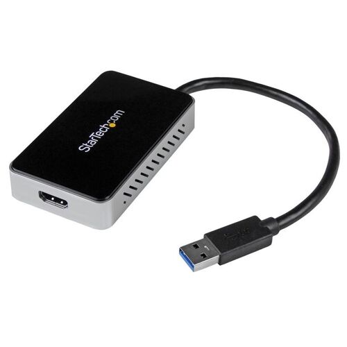 StarTech.com Adaptateur vidéo multi-écrans USB 3.0 vers HDMI - Carte graphique externe avec hub USB à 1 port - M/F - 1920x1200 / 1080p - Station d'accueil - USB 3.0 - HDMI - Conformité TAA - pour P/N: HDDVIMM3, HDMM12, HDMM15, HDMM1MP, HDMM2MP...