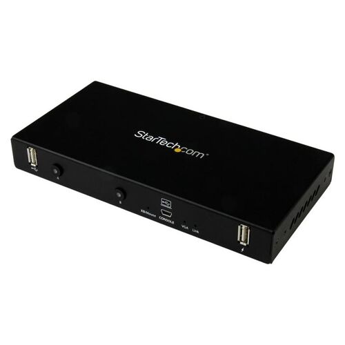 StarTech.com Adaptateur console KVM à 2 ports - Ordinateur portable vers serveur - Adaptateur crash cart à montage en rack - Commutateur KVM - 2 x KVM port(s) - 1 utilisateur local - de bureau - pour P/N: SVA5N3NEUA