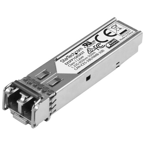 StarTech.com SFP fibre - 1000Base-SX - Module SFP fibre optique - Gigabit - Compatible Juniper EX-SFP-1GE-SX - Multimode LC - 550 m - Module transmetteur SFP (mini-GBIC) (équivalent à : Juniper EX-SFP-1GE-SX) - 1GbE - 1000Base-SX - LC multi-mode...