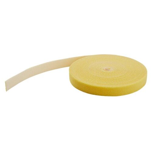 StarTech.com Rouleau de ruban à bouclettes auto-grippantes - 7,6 m - Jaune - Gestion des cables - Reutilisable (HKLP25YW) - Fermeture adhésive - 7.62 m - jaune - pour P/N: CABSHF2POST2, HKLP25, HKLP25BL, HKLP25GN, HKLP25RD