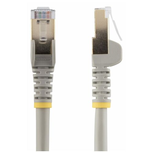 StarTech.com 10m CAT6A Ethernet Cable, 10 Gigabit Shielded Snagless RJ45 100W PoE Patch Cord, CAT 6A 10GbE STP Network Cable w/Strain Relief, Grey, UL Certified Wiring/TIA - Category 6A - 26AWG (6ASPAT10MGR) - Cordon de raccordement - RJ-45 (M)...