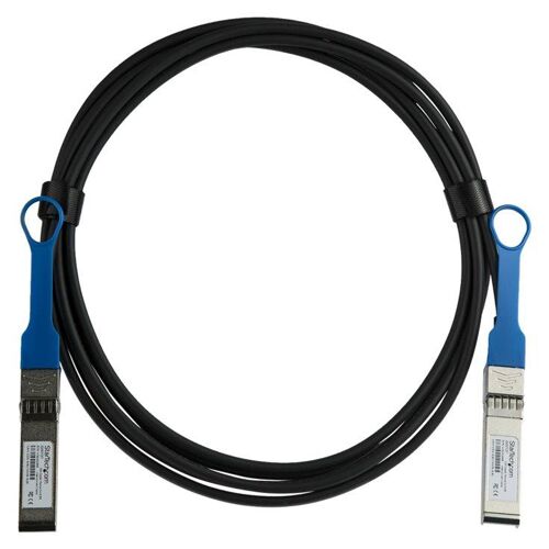 StarTech.com Câble SFP+ à connexion directe de 3 m - Compatible avec HP JD097C - Cordon SFP+ 10G - Câble Twinax passif - Câble DAC - Câble d'attache directe 10GBase - SFP+ verrouillé pour SFP+ verrouillé - 3 m - twinaxial - SFF-8431/SFF-8432 -...