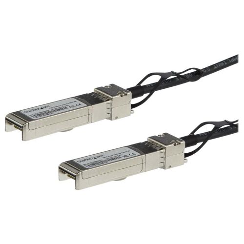 StarTech.com Câble SFP+ à connexion directe de 50 cm - Conforme à MSA - Câble d'attache directe 10GBase - SFP+ verrouillé pour SFP+ verrouillé - 50 cm - twinaxial - SFF-8431/SFF-8432 - passif - noir