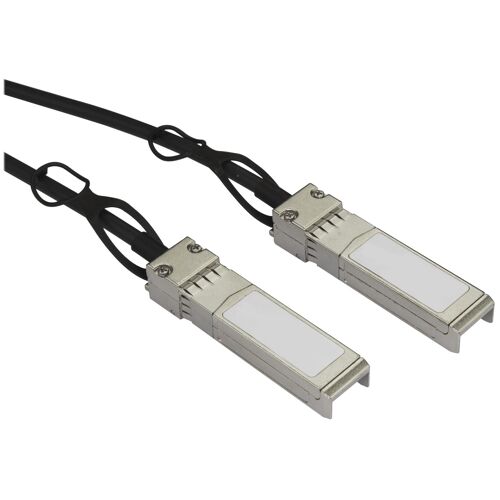 StarTech.com Câble SFP+ à connexion directe de 2 m - Conforme à MSA - Cordon SFP+ 10G - Câble Twinax passif - Câble DAC - Câble d'attache directe 10GBase - SFP+ verrouillé pour SFP+ verrouillé - 2 m - twinaxial - SFF-8431/SFF-8432 - passif - noir