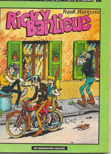 Frank Margerin "Ricky Banlieue" Bd Albium - Couverture Souple - Les Humanoïdes Associés - 1979/1983