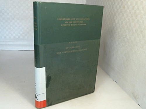 Grundlagen Der Anstrichwissenschaft (Lehrbuecher Und Monographien Aus Dem Gebiete Der Exakten Wissenschaften)
