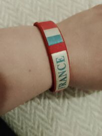 Bracelet Bleu/Blanc/Rouge France Vintage Années 80.