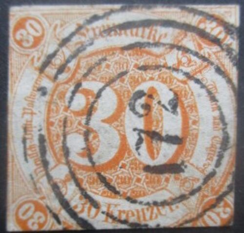 Allemagne Tour Et Taxis N°41 Oblitéré Cote 500 Euros