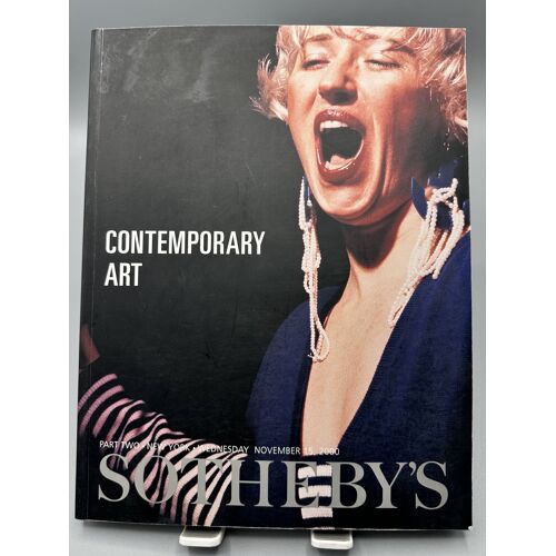 Contemporary Art – Sotheby’S Auction Catalogue New York, Wednesday, November 15, 2000
