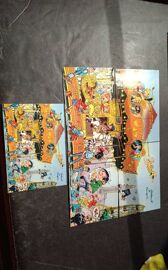 Lot De 5 Cartes Postales - Le Manège - De Jidehem Et Franquin - 1987 - Gaston , Boule Et Bill , Tif Et Tondu ....