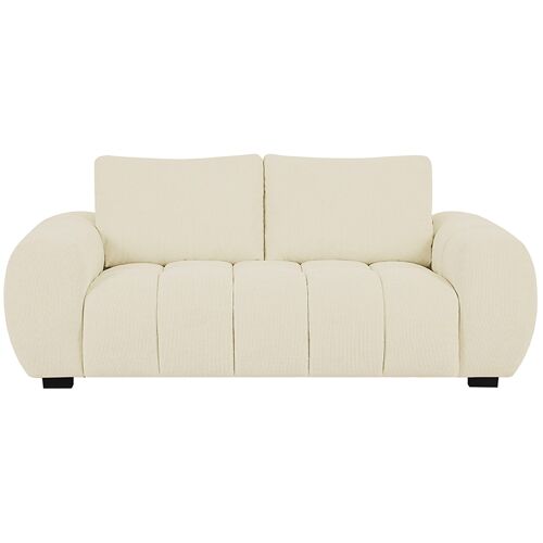Vente-unique Berenia Canapé causeuse 3 siège(s) Beige
