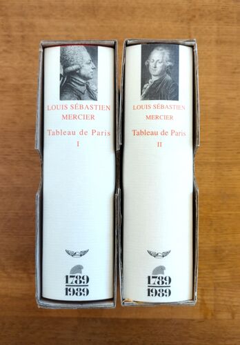 Louis Sébastien Mercier - Tableau De Paris - Mercure De France - 1995 - 2 Volumes