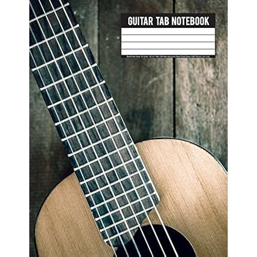 Guitar Tab Notebook: Blank Sheet Music For Guitar - 8.5x11 With 108 Pages Manuscript Paper (Chord Boxes, Staff, Tab And Lyric Line): Guitar Tab Notebook